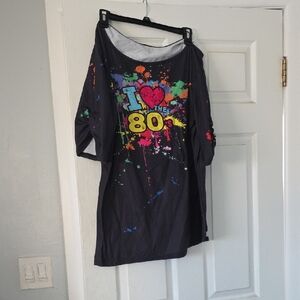 Black 80s Graphic T-Shirt
